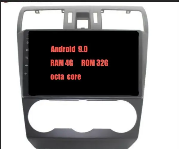 Android 10,0 автомобильный dvd-плеер для Forester Subaru WRX XV Crosstrek 16 2013 gps навигация радио авто стерео головное устройство - Цвет: 9.0 4G-32G 8Core