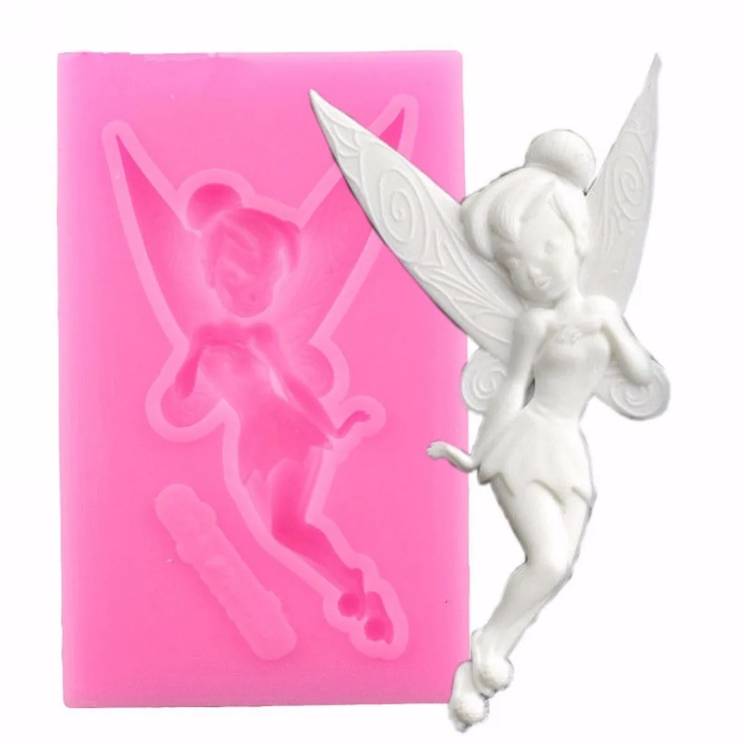 Новый 3D Фея рисунок силиконовая форма для помадки торт сахарный шоколадный