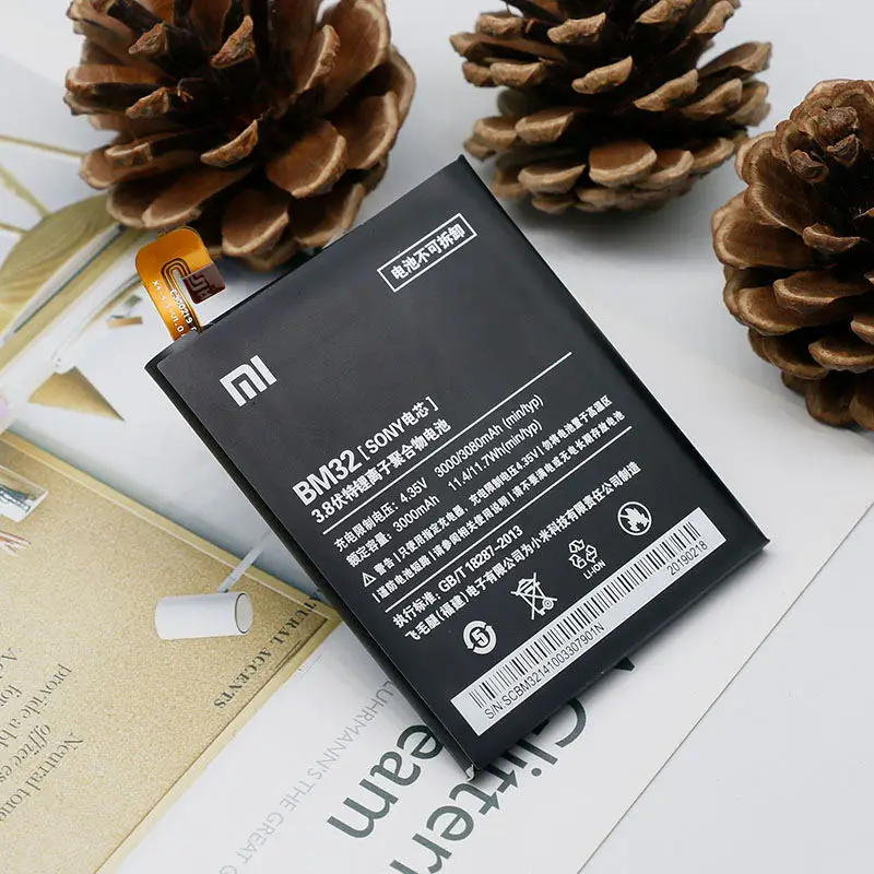 Оригинальный Xiaomi 8 Lite аккумулятор BM32 3080 мАч для Mi 4 M4 Mi4 16 Гб 64 Высокое качество