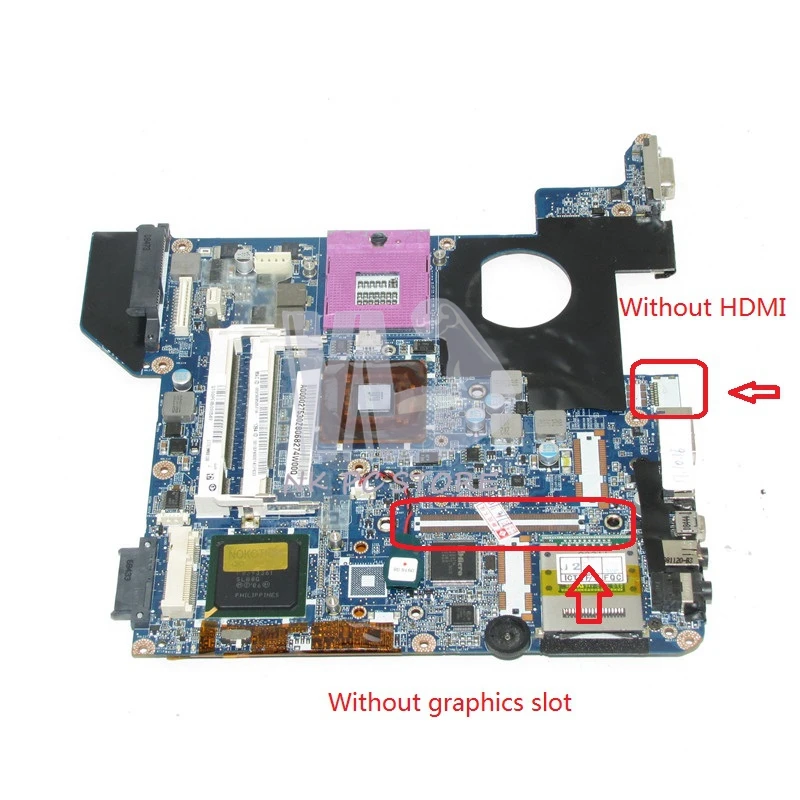 Материнская плата NOKOTION A000027530 A000027550 для ноутбука Toshiba Satellite M305 U400 GM45 DDR2 бесплатный