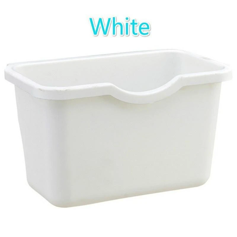 Kitchen Cabinet Door Plastic Basket Hanging Trash Can Waste Bin Garbage Bowl Box Desktop Storage Holder | Дом и сад