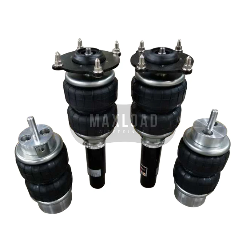 Черный Комплект пневматической подвески для AUDI A6C7/Coilover+ Пневматическая Пружина в сборе/автозапчасти/регулятор шасси/Пневматическая Пружина/пневматическая - Цвет: Черный