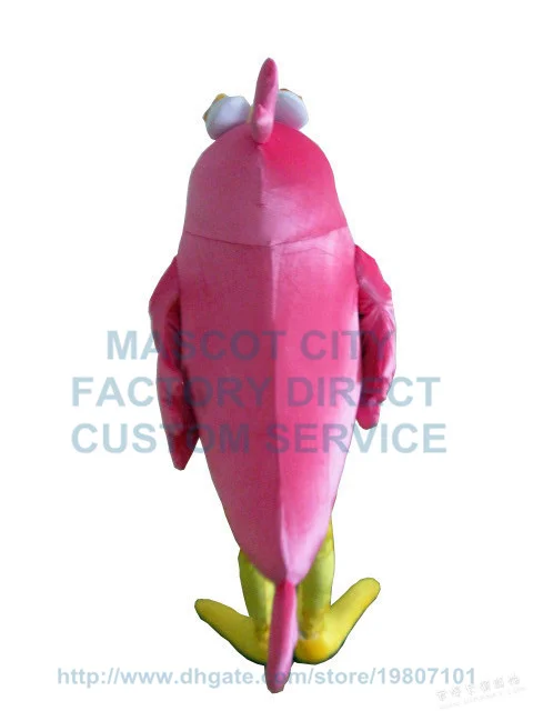 Костюм-талисман с мультяшным фламинго птица оптовая продажа дешево на заказ тема