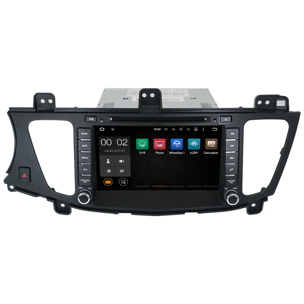 Android 8.0 No car DVD player GPS Navigation For KIA K7 2009-2016 Cadenza Car radio palyer stereo Auto Tape recorder multimedia |