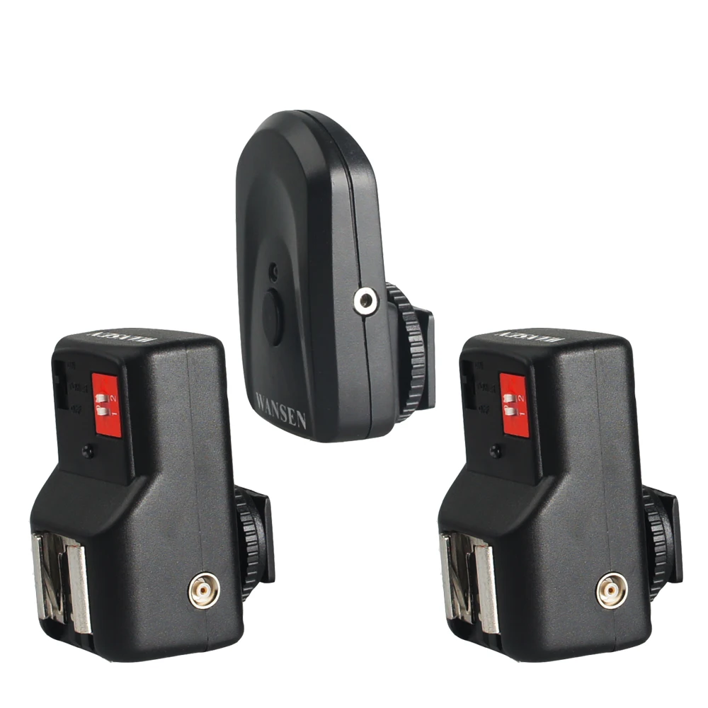 Wansen PT 04GY 4 канала беспроводной пульт дистанционного вспышки Speedlite триггер + 2