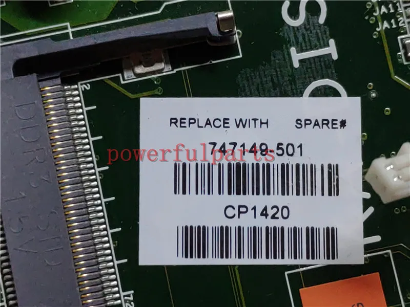 Материнская плата для ноутбука 747149 601 001 501 HP 255 G2 15 D E1 2100 HD 8210 DDR3 полностью