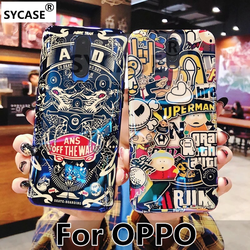 SYCASE для OPPO R15Dream R17Pro чехол новый Tide Blu-Ray A3 A3s A5 R15 R17 зеркальный лазер Все включено