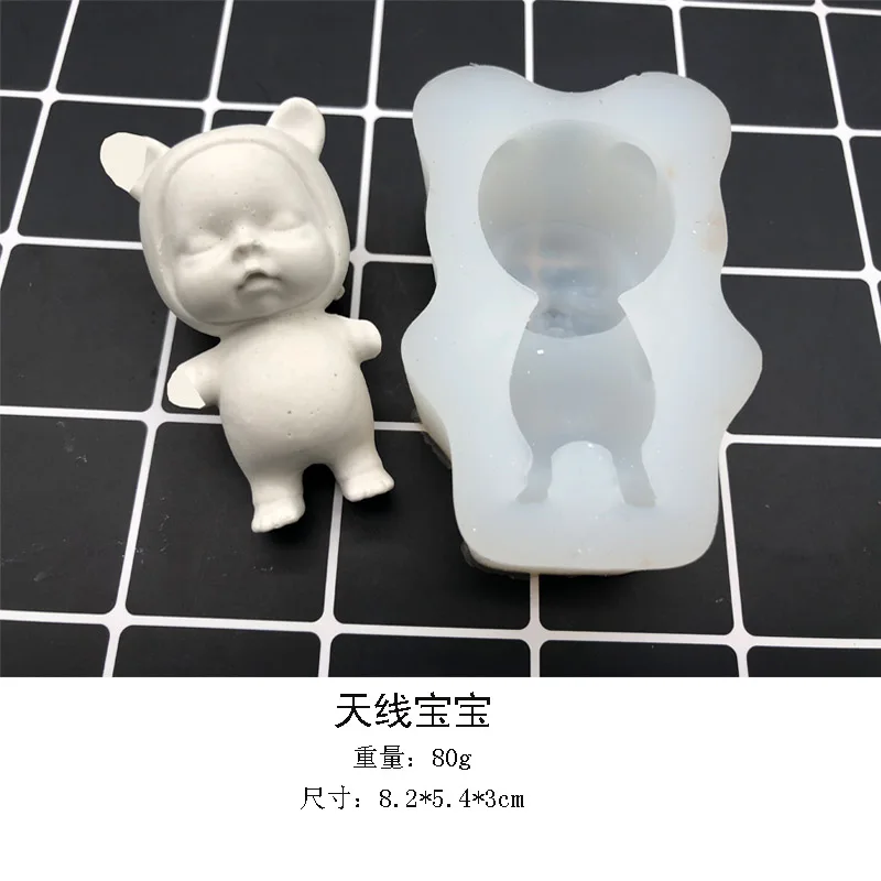 Aouke Bear Bunny Dog силиконовая форма «сделай сам» помадка форма для торта, Мусса инструмент для шоколадных конфет