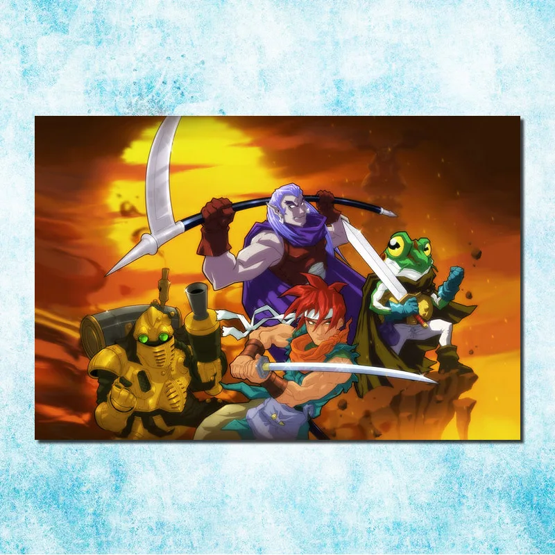 click Chrono Trigger 2 Искусство Шелковый Холст печати плакатов 13x20 24x36 дюймов Классическая игра картинки для гостиной декор комнаты(больше)-2 - Цвет: click