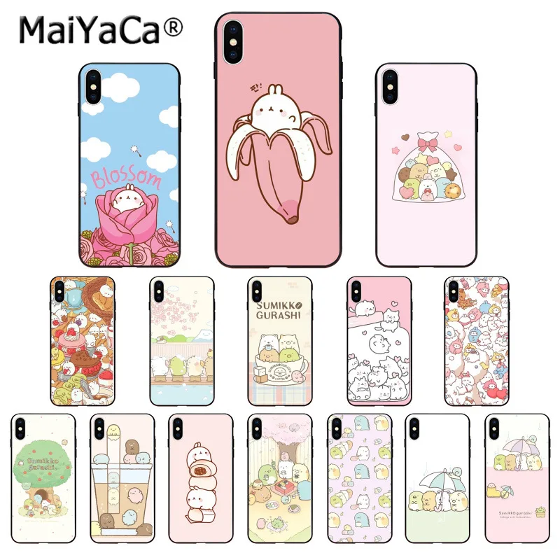 MaiYaCa мультфильм sumikko gurashi Art лучший друг чехол для телефона iphone SE 2020 11 pro X XS MAX 66S 7 7plus