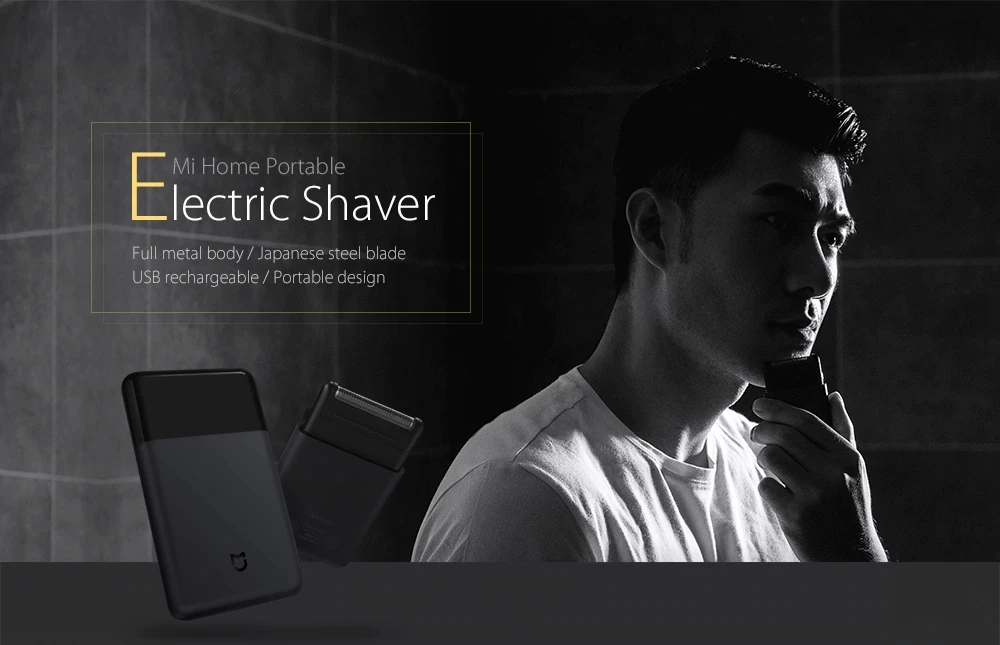 Xiaomi Mijia электрическая бритва мини Портативная Sh-aver человек Японский стальной Резак usb type-C с большой батареей для бритья лица для мужчин