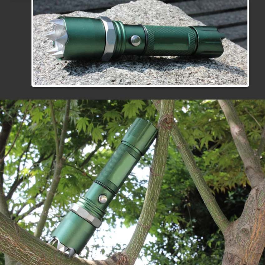 

Q5 LED Light Flashlight Outdoor Telescopic Self-defense Device Forest Adventure Bright Lighting 3-mode Flashlights 18650/AAA