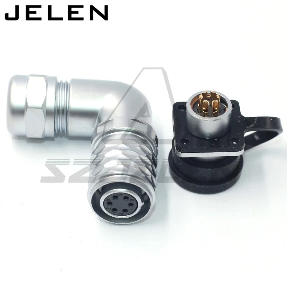 SF1214S/SF1312P разъем WEIPU 6-контактный (женский) и гнездо (мужской) панельный