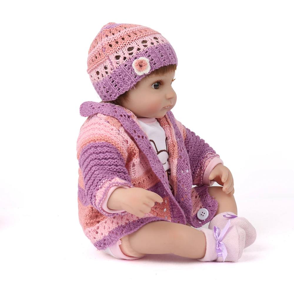 Кукла NPK Reborn Baby 45 см Реалистичная кукла подарок младенец с мягким хлопком модные