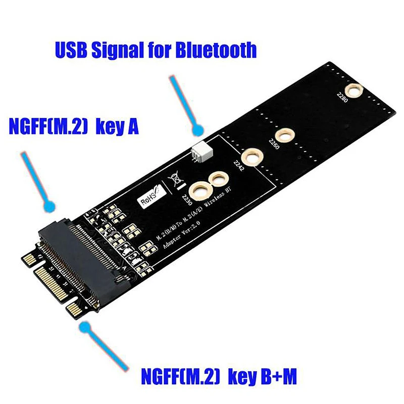 Ключ A & Key B + M M.2 Ngff Ssd до 2 5 Sata 6 ГБ/сек. адаптер с разъемом Usb сигнала M2 конвертер