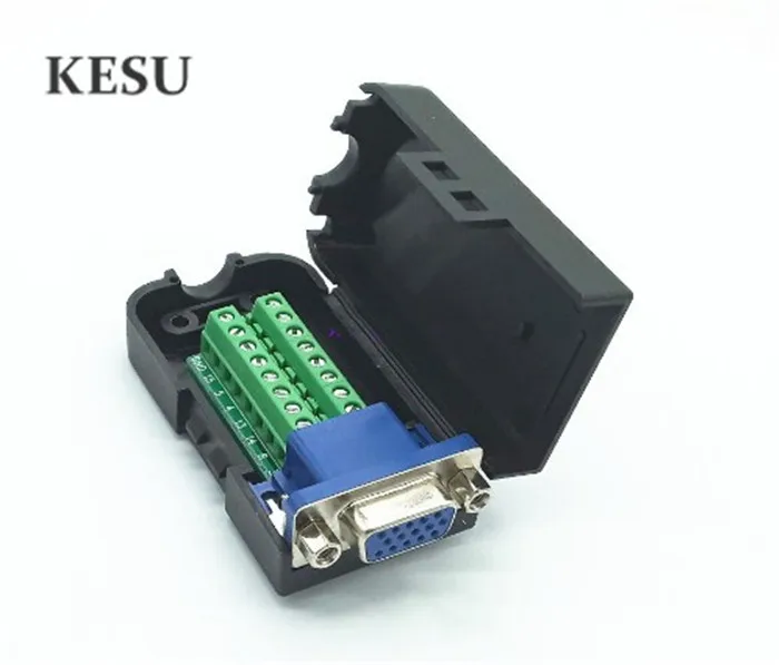 20 шт./лот D-SUB DB15 VGA Мужской Женский 3 ряда 15 контактный разъем Breakout терминалы