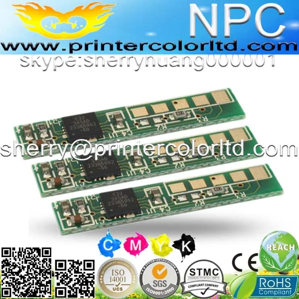 Совместимый CLT-K407S чипы тонера C/M/Y 407S для Samsung CLP 320 325 CLX 3185 3186 reset laser jet chips |