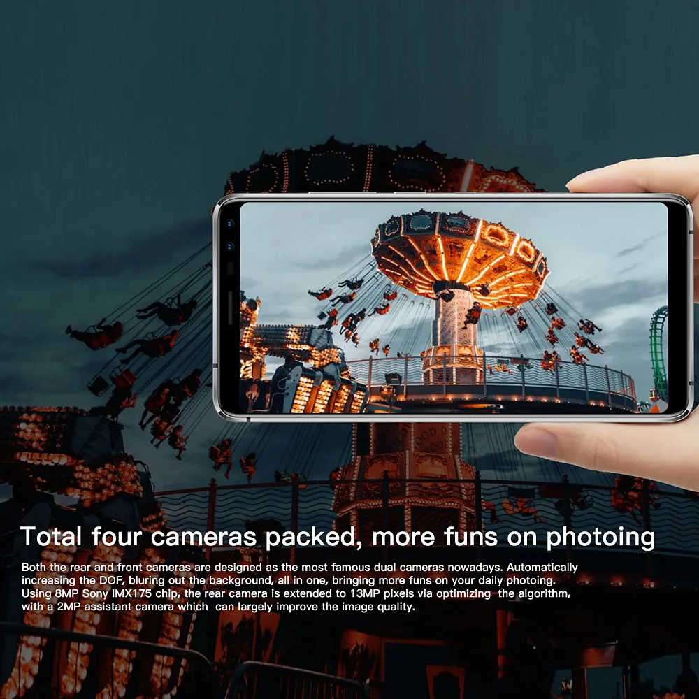 AllCall S1 5 "HD 18:9 полный Экран 13MP четыре камеры 3g мобильного телефона MTK6580A 4 ядра 2 GB +
