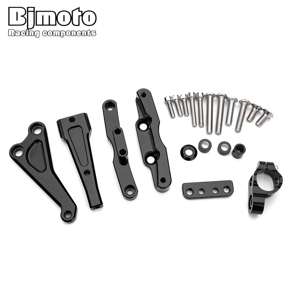 Мотоциклетный демпфер рулевого механизма Bjmoto CNC крепежные кронштейны держатель