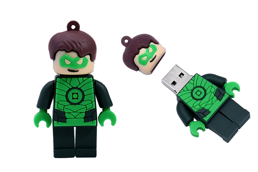 JASTER Новая серия лего Супермен Бэтмен флеш-накопитель USB 2,0 флеш-накопитель Миньоны карта памяти Флешка 4 ГБ 16 ГБ 32 ГБ 64 ГБ подарок