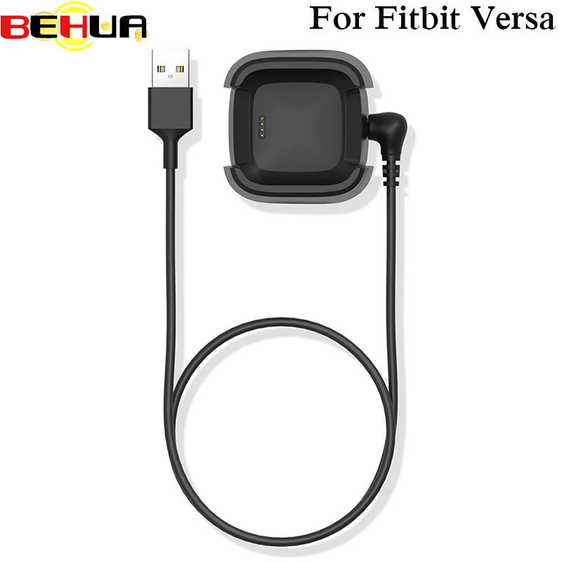Зарядная док станция с USB кабелем для Fitbit Versa высококачественный сменный зарядный