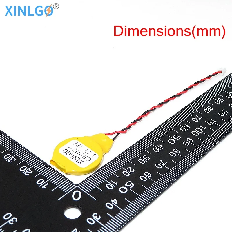5 шт. CR2032 2032 провод батареи 1 25 мм 2 Pin Материнская плата ноутбука BIOS CMOS аккумулятор