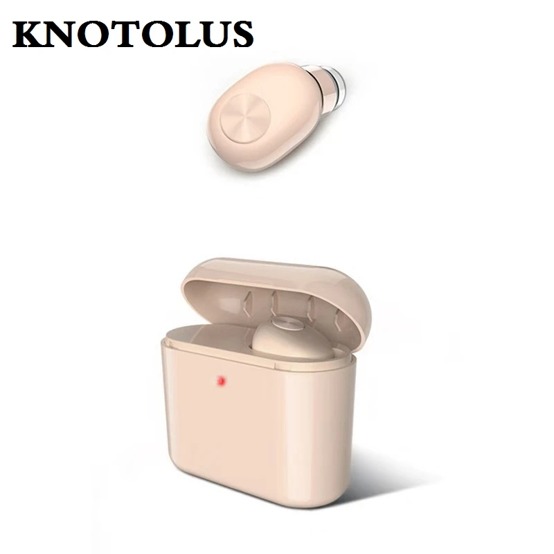 KNOTOLUS BL1 беспроводная гарнитура Bluetooth спортивные наушник мини невидимый гарнитуры
