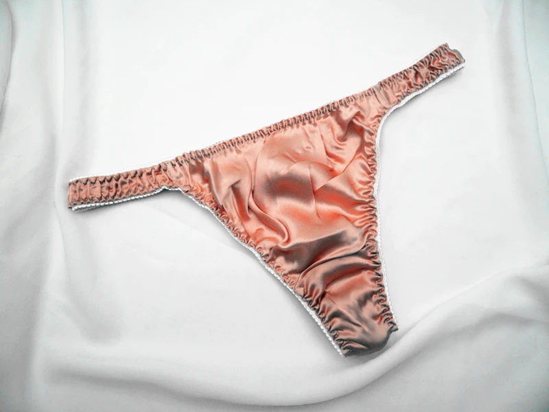 Женское нижнее белье 100% шелк tanga ropa интерьер femenina плюс размер женское g стринги