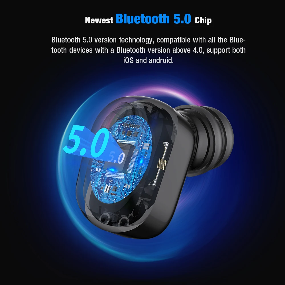 Dacom K6H Pro Bluetooth наушники 5,0 беспроводные наушники Беспроводная гарнитура бутоны TWS 3D стерео в ухо наушник для iPhone Android