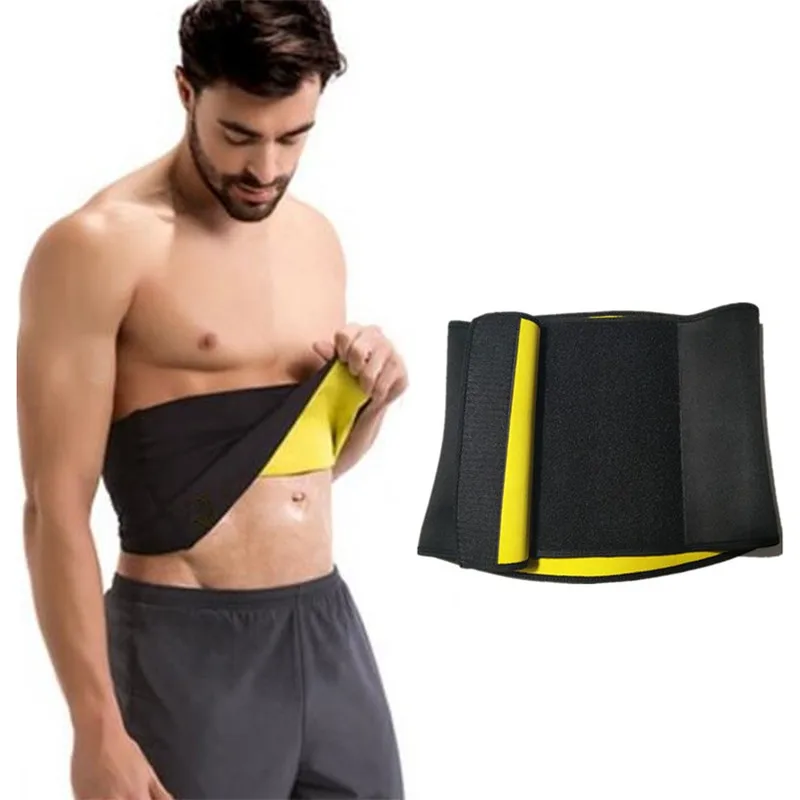 

Mens Waist Trainer Body Shaper Slimming Belts Adjustable Waist Cinchers Sauna Sweat Fat Reduce Wear Shapers Waist Trainers