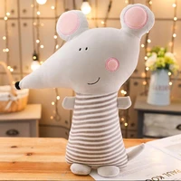 lovely down cotton elephant pillow plush toy mouse rhinoceros bear doll girl holding sleeping birthday gift