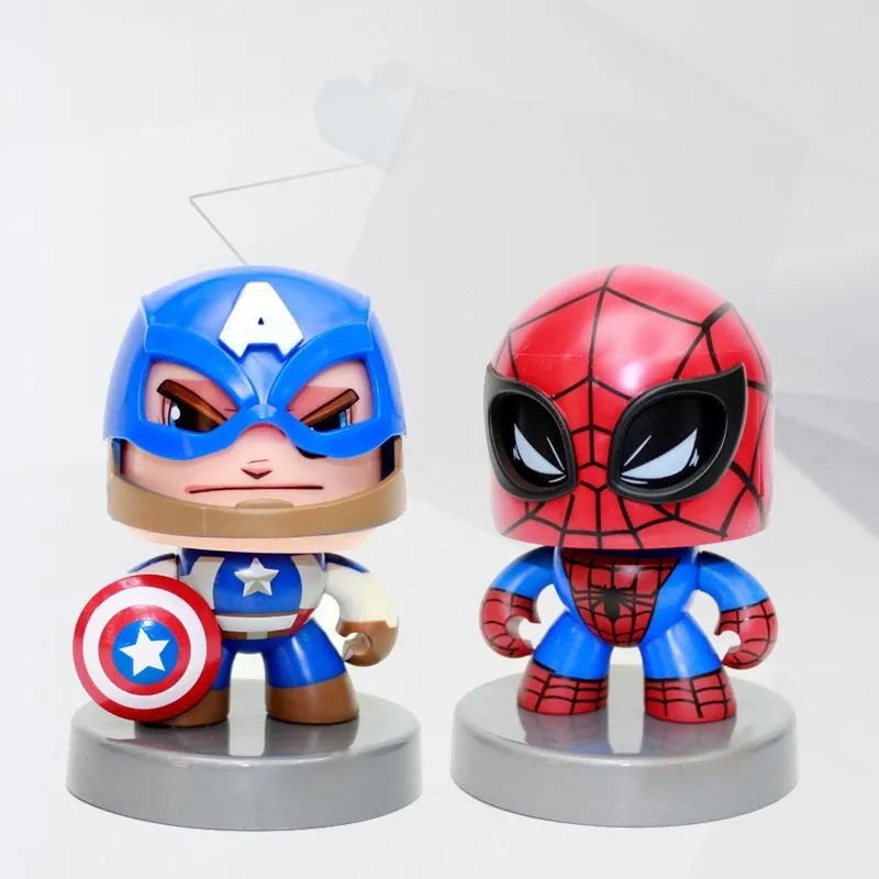 Marvel легенды фигурку паук Халк Капитан Америка изменение лица игрушка Коллекция