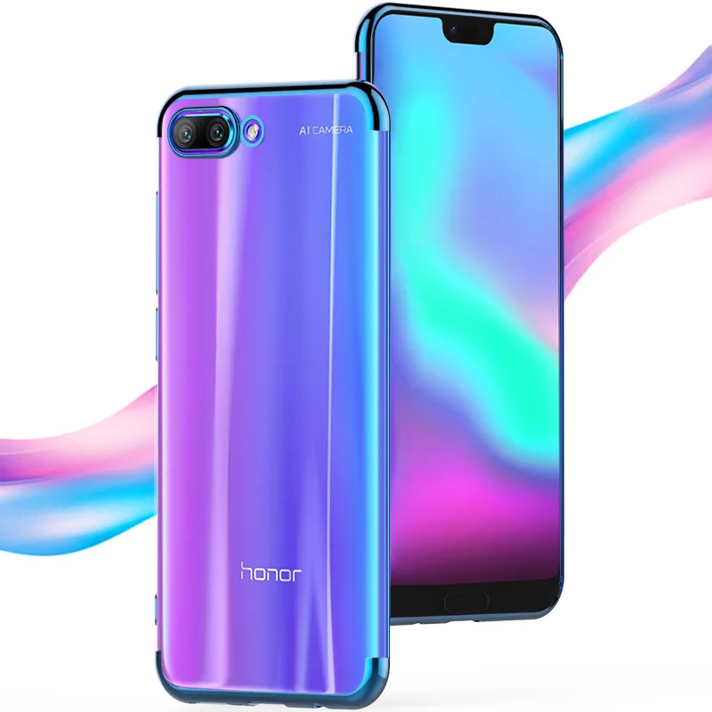 Лазерный металлизированный чехол для телефона Huawei p20 Pro P10 9 плюс Ясно ультра