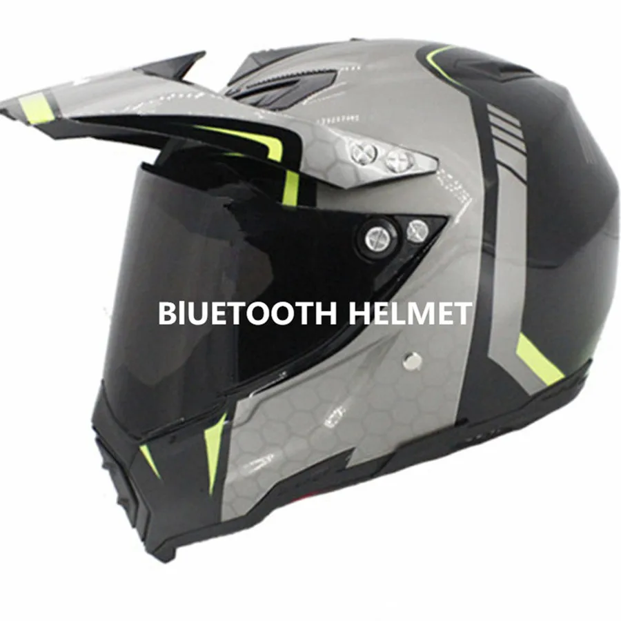 bluetooth helmet Мотоциклетный шлем для мужчин, для езды на автомобиле, четыре сезона, крутой мотоцикл с хвостом, автомобильный Зимний шлем с системой Bluetooth, шлем - Цвет: bluetooth helmet