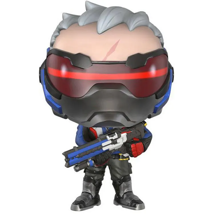 96 # Figma OW игра персонаж фигурки популярная версия Q Кукла солдат Коллекционная