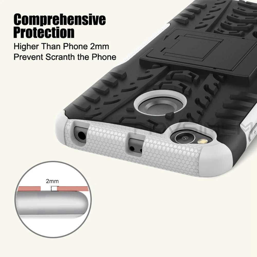 Frvsimem чехол подставка для XiaoMi RedMi 4X 4XPro Pro Prime Armor Heavy Duty силиконовая Мягкая + твердая