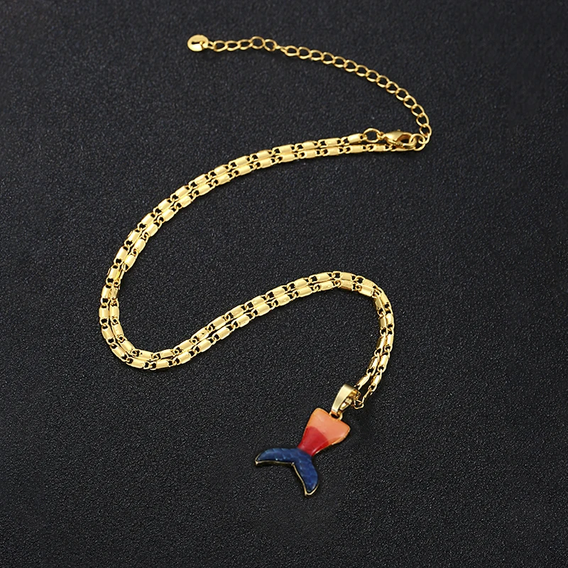 Лидер продаж классическая женская подвеска в виде морского хвоста Кита рыбы