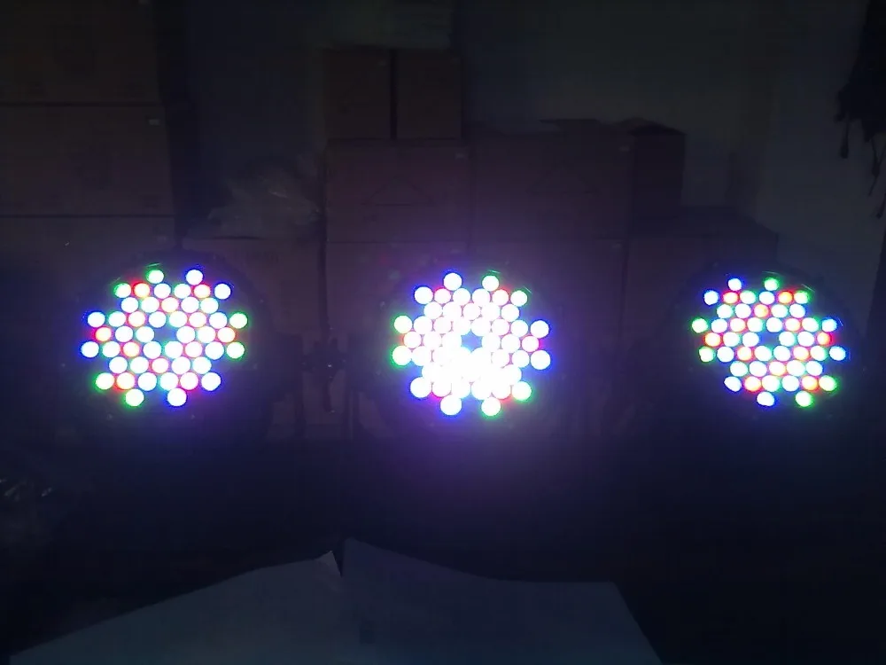 Бесплатная доставка (4 шт./лот) 54*3 Вт RGB 3 (в 1) Водонепроницаемый Par свет LED