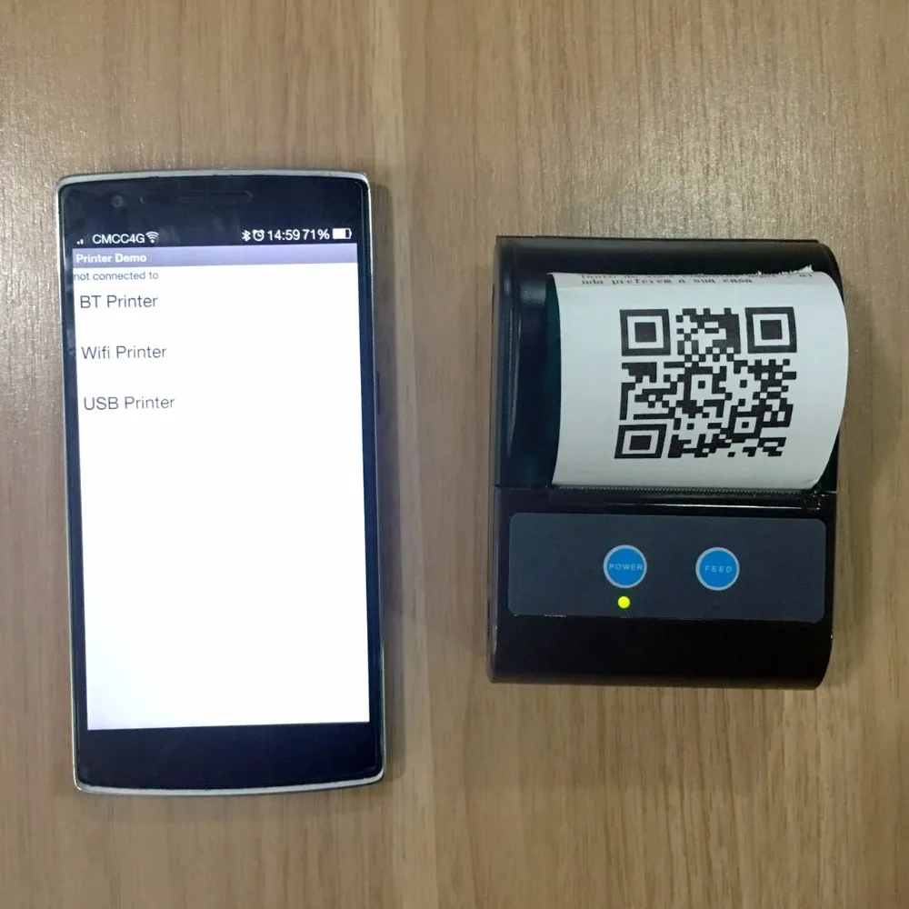 Мобильный мини принтер Bluetooth 2 0 Термопринтер для чеков|mobile mini printer|receipt printerthermal