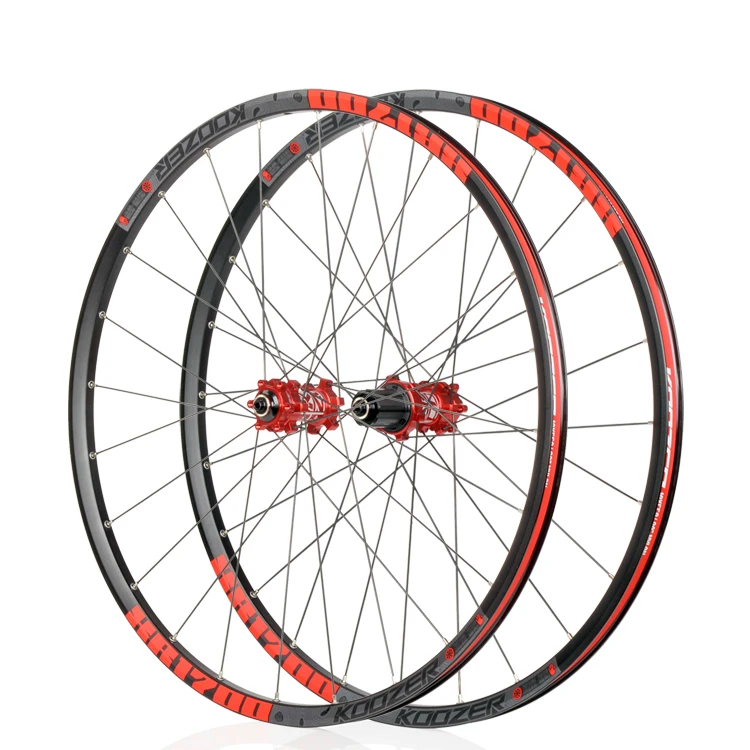 Комплект колес KOOZER XR1700 для горного велосипеда 72 круглые прямые спицы 24 Отверстия
