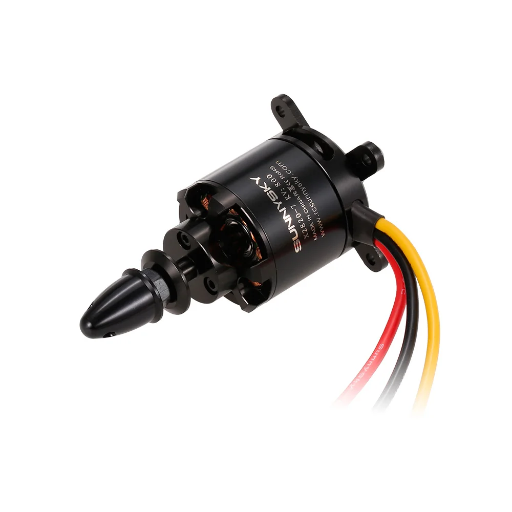 Бесщеточный мотор SUNNYSKY X2820 800KV 3 5S RC для радиоуправляемого самолета летательного