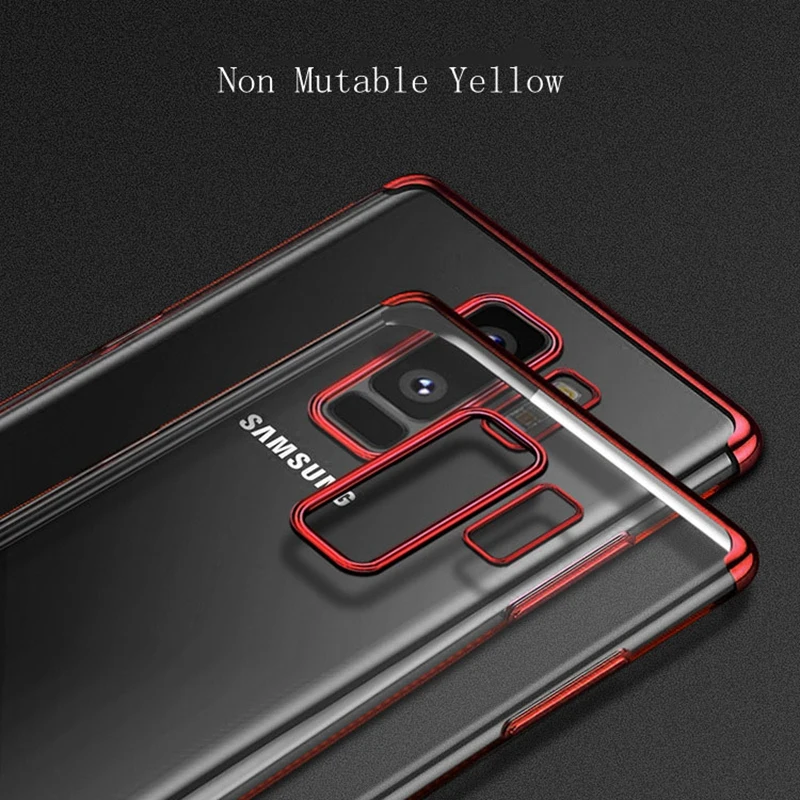 Чехол для Samsung Galaxy S8 S9 Plus Note10 pro Note 8 Прозрачный чехол 9 S7 Edge S10 5G J5 J7 чехлы | Мобильные