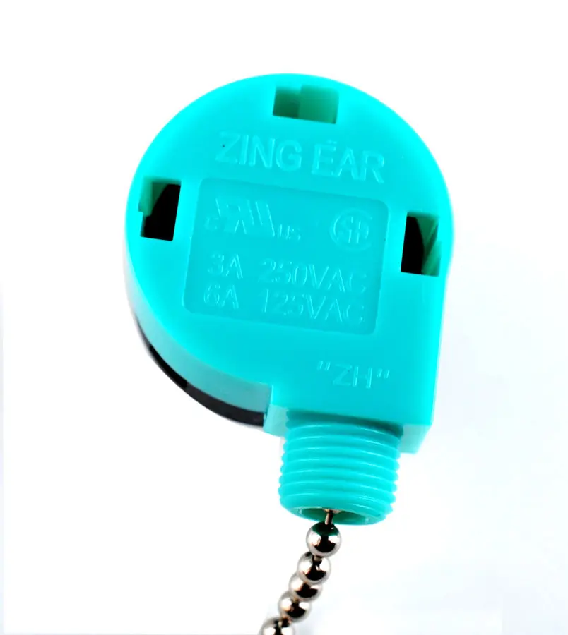 Zing Ear Ze 268s6 и 208s6 переключатель 3 скорости Pull цепь управления никелевым