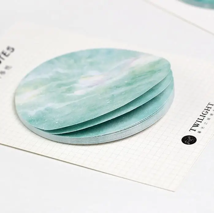 Refreshing Style Natural Dream Series Self-adhesive Memo Pad Sticky Notes Bookmark School Office Stationery Supplies |