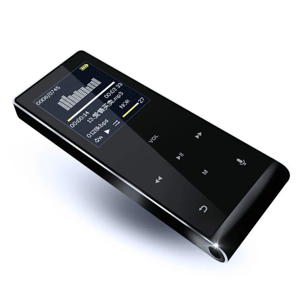 Bluetooth mp3 плеер видео 2 4 дюймов сенсорный экран ультратонкий внешний электронная