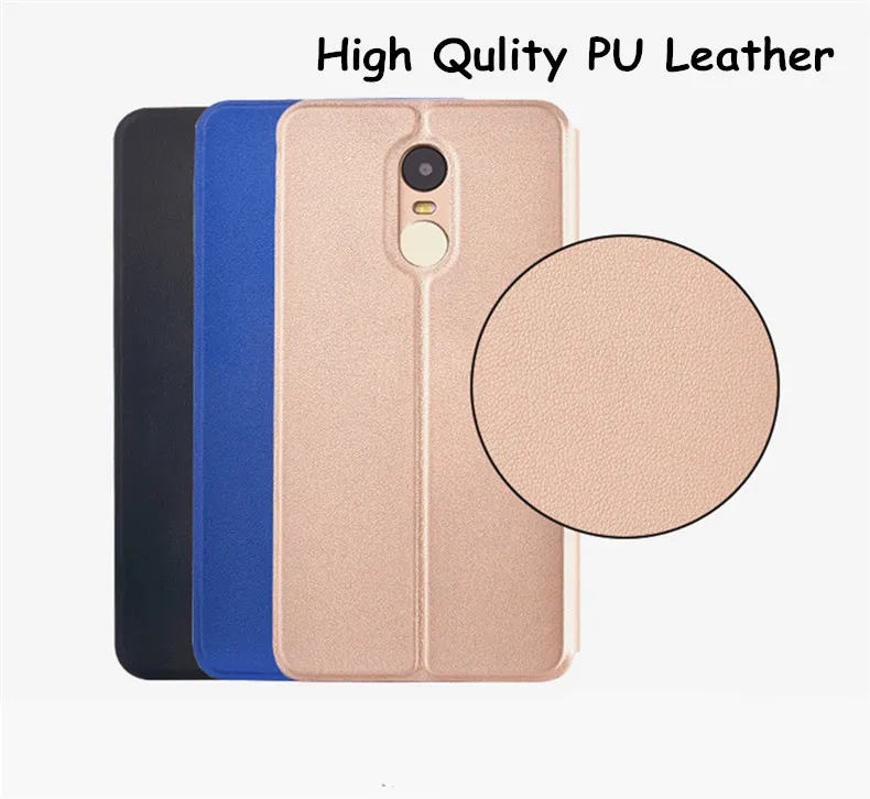 Новый роскошный умный флип чехол из искусственной кожи для Xiaomi Redmi Примечание 5A с