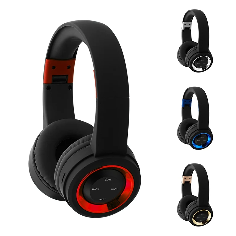 Беспроводные Bluetooth наушники с микрофоном Поддержка TF карты FM Радио стерео