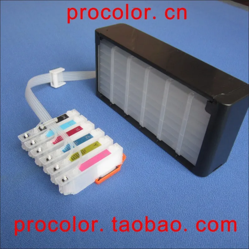 NEW America version CISS for epson XP-850/XP-650/XP-750/XP-950(T277XL1-T277XL6) with ARC chip(Don't take it out reset) | Компьютеры и