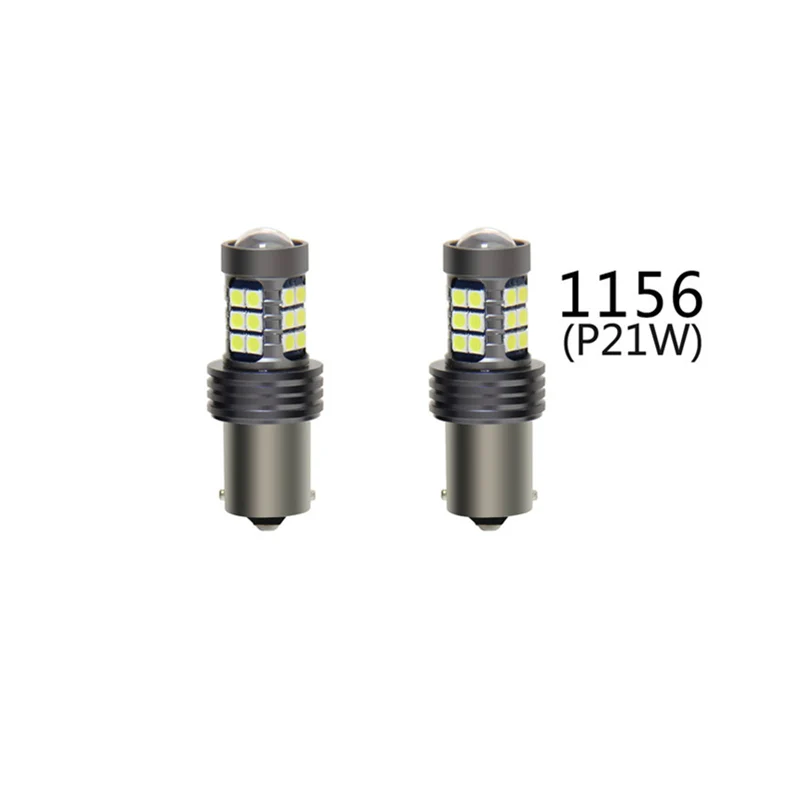 2 шт. 1156 BA15S P21W 1500Lm супер яркий 3030-27SMD светодиодный CANBUS без ошибок автомобильный резерв лампы задние лампы Ксеноновые белые