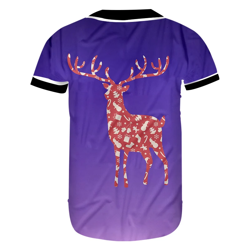 OGKB НОВАЯ РОЖДЕСТВЕНСКАЯ стильная футболка с милым животным узором 3D принт